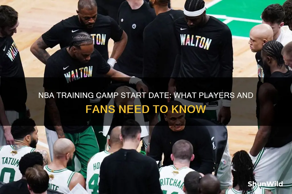 when does nba camp start