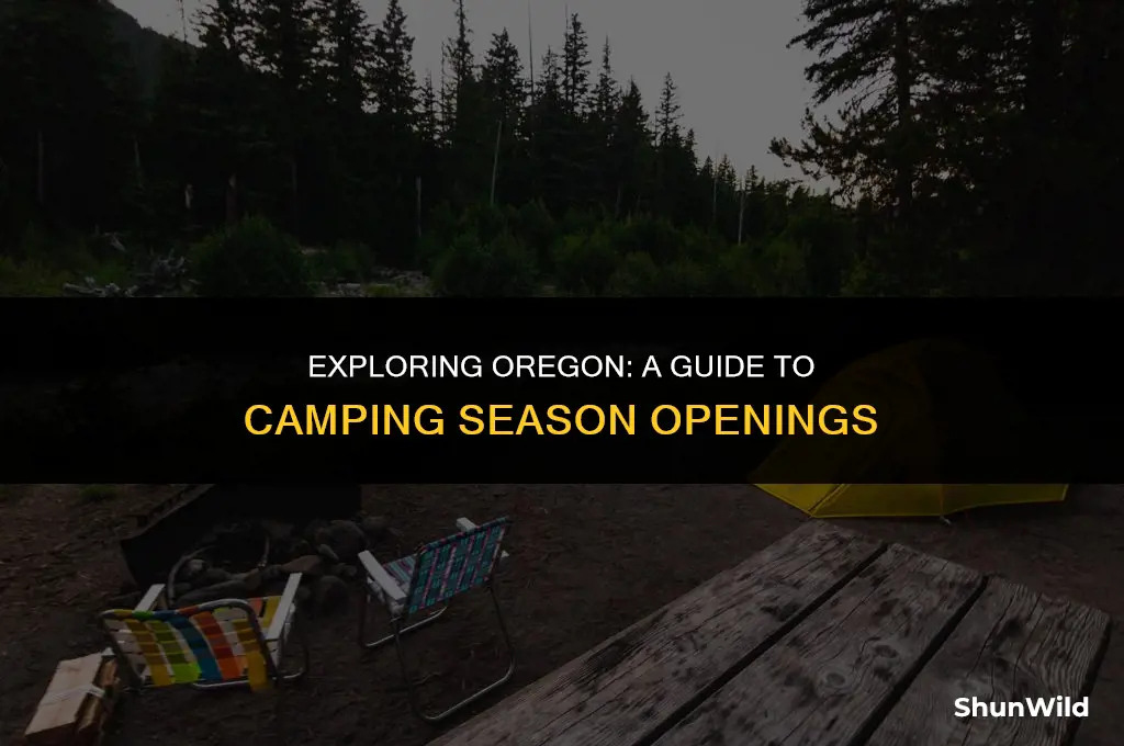 when does oregon camping open