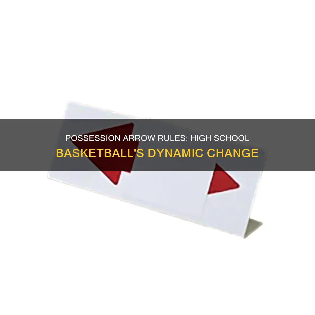 when does possession arrow change in high school basketball