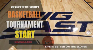 Big East Men's Basketball Tournament: When Does It Begin?