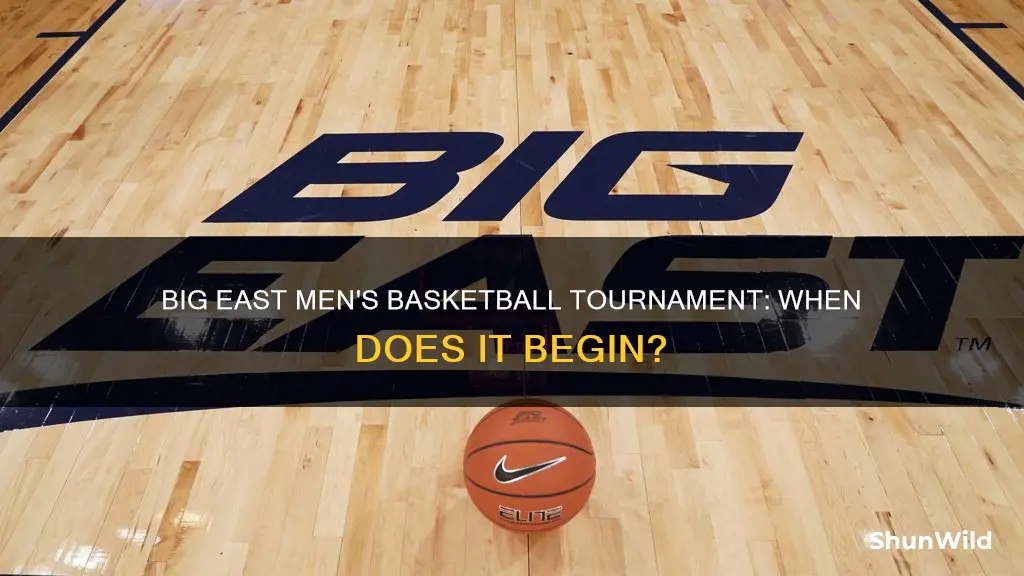 when does the big east men