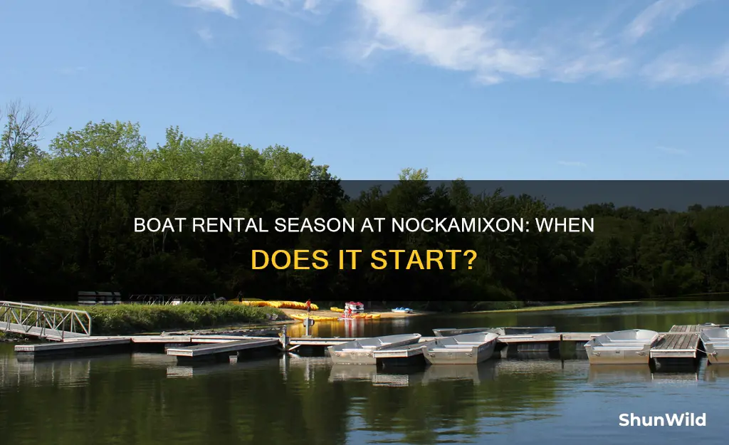 when does the boat rental open at nockamixon