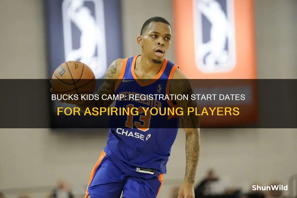 when does the milwaukee bucks kids basketball camps registration start