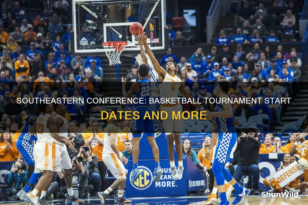 when does the southeastern conference basketball tournament start