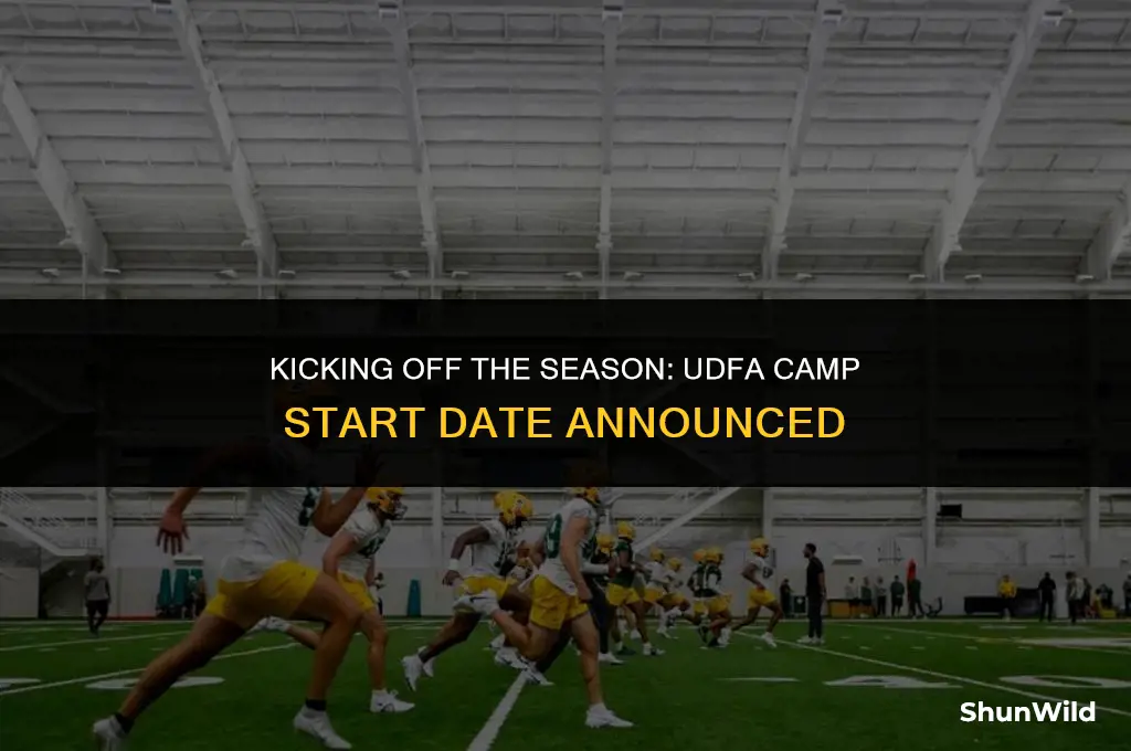 when does udfa camp start