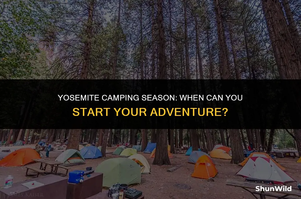 when does yosemite camping open
