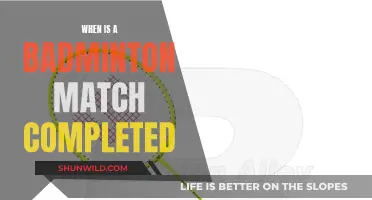 A Badminton Match: When is it Over?