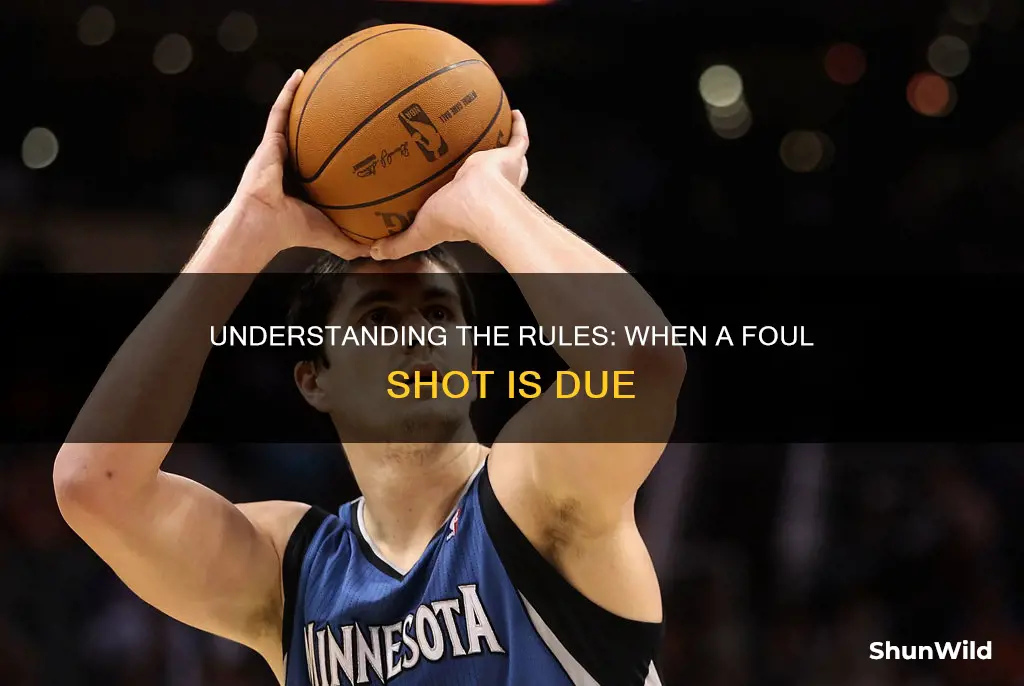 when is a foul shot awarded in basketball