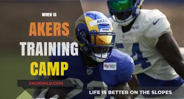 Exploring the Timeline: When Does Akers Training Camp Commence?