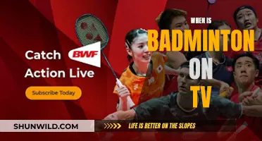 Badminton Broadcasts: When to Watch on TV