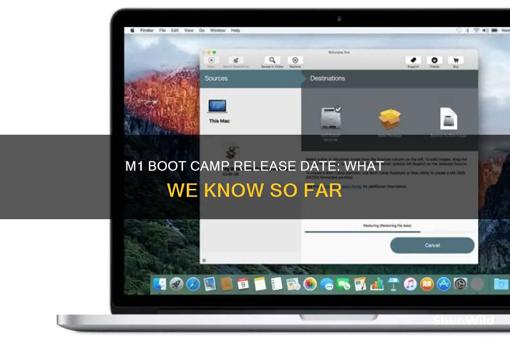 when is boot camp coming to m1