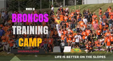 Broncos Gear Up: Training Camp Dates Announced