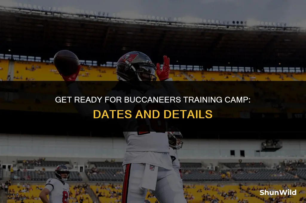 when is bucs training camp