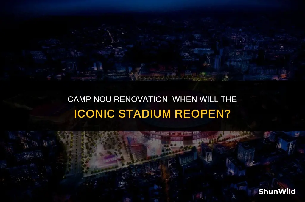 when is camp nou ready