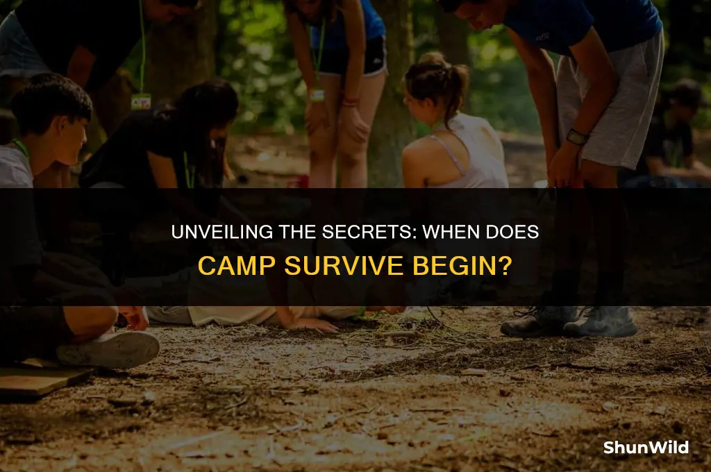 when is camp survive
