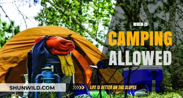 Exploring the Great Outdoors: When Can You Set Up Camp?