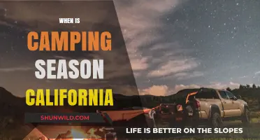 California Camping Season: When to Pitch Your Tent