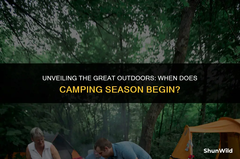 when is camping season open
