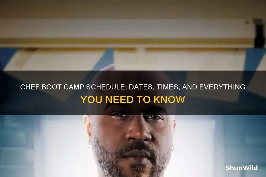 when is chef boot camp on
