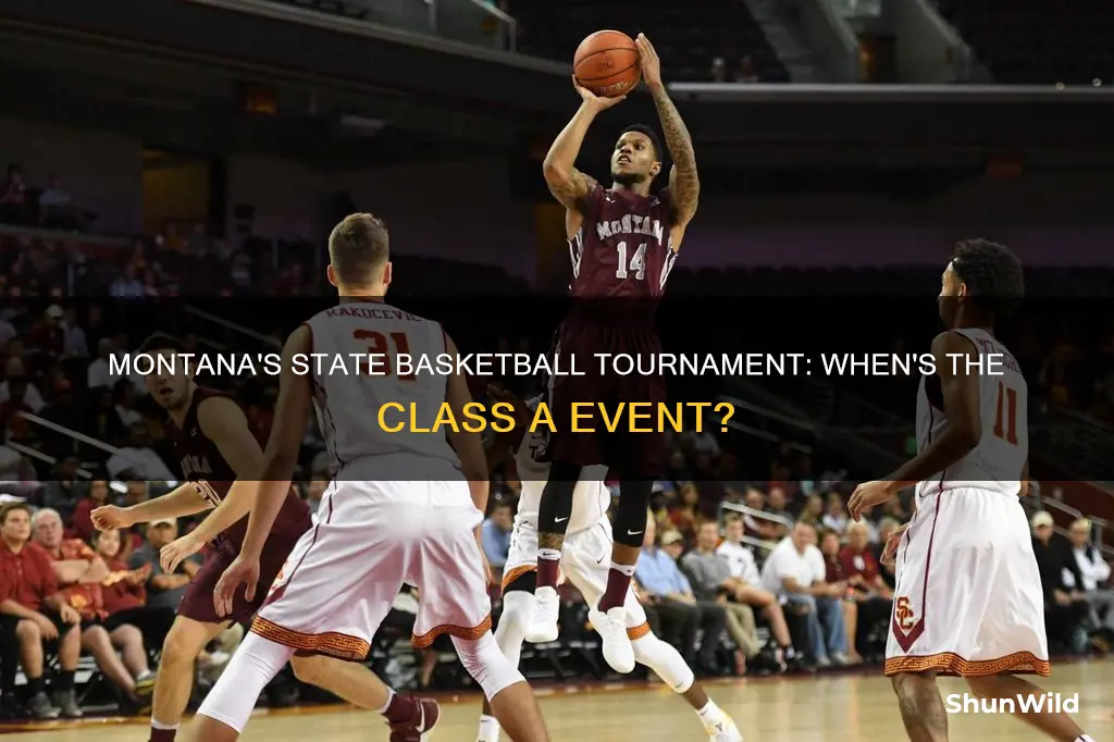 when is class a state basketball tournament montana
