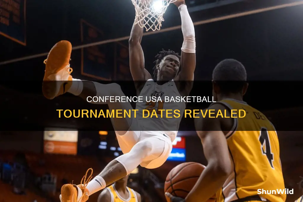 when is conference usa basketball tournament