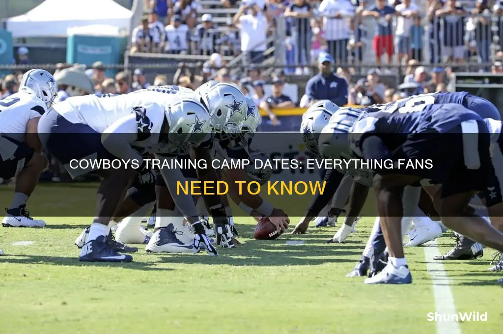 when is cowboys training camp