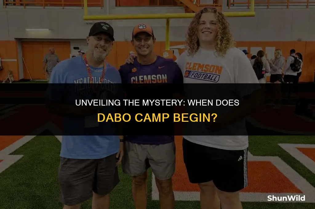 when is dabo camp