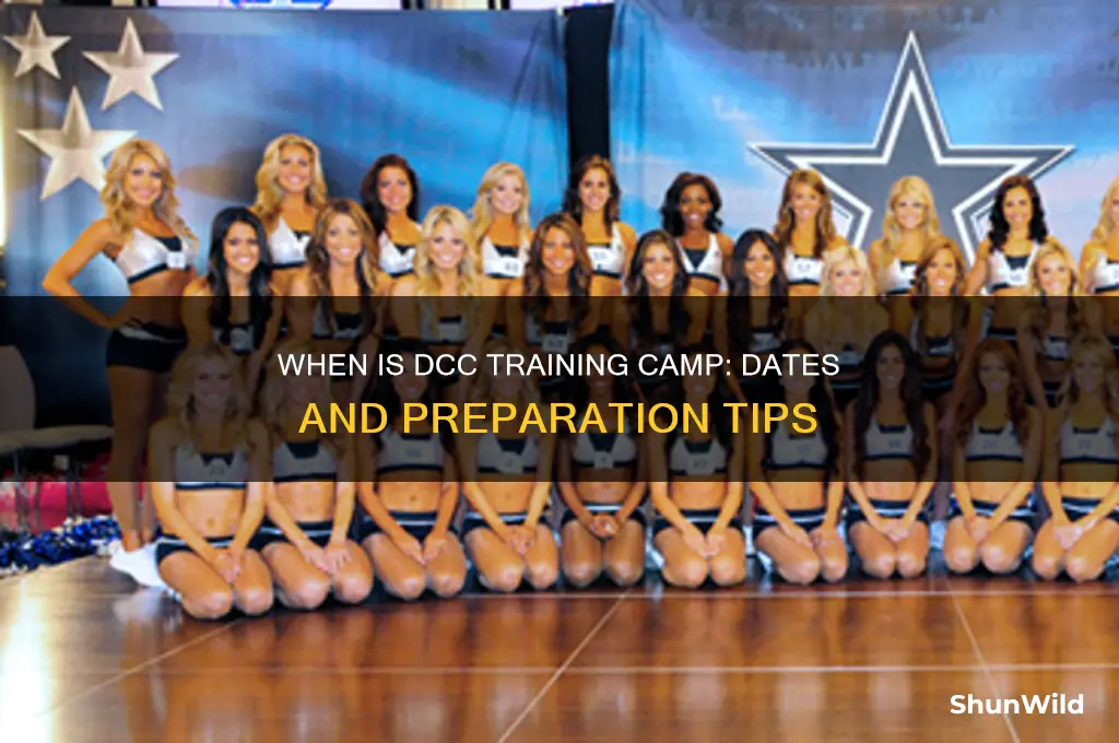when is dcc training camp