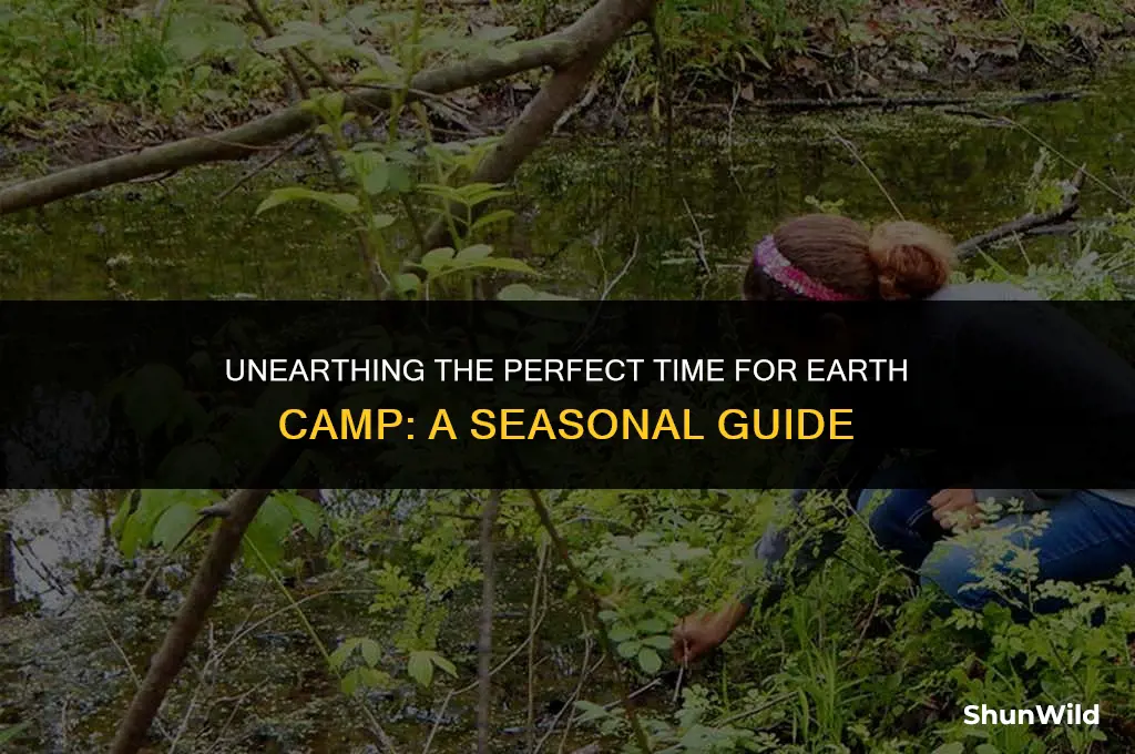 when is earth camp