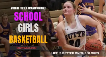 Fraser Richards MS Girls: Basketball Season Dates