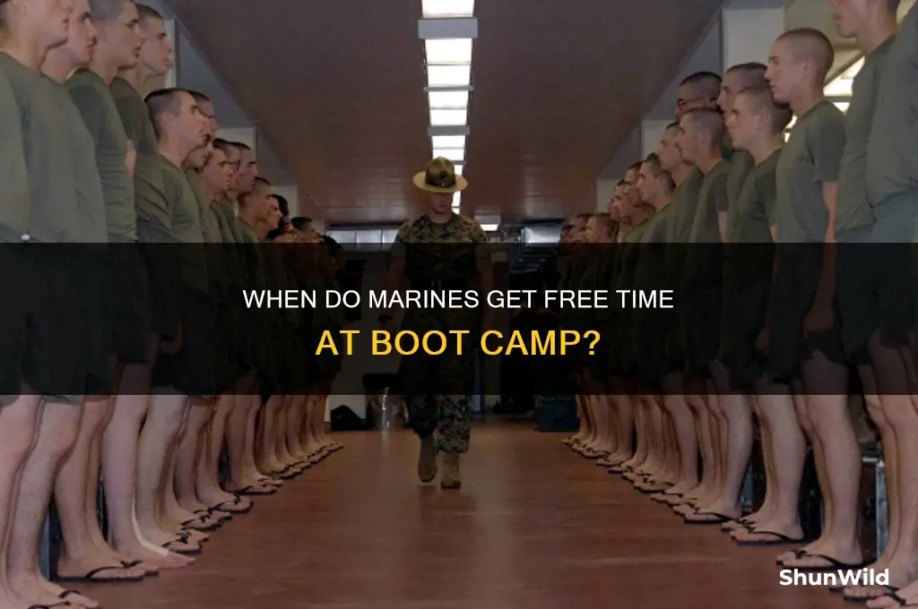 when is free time at boot camp marines
