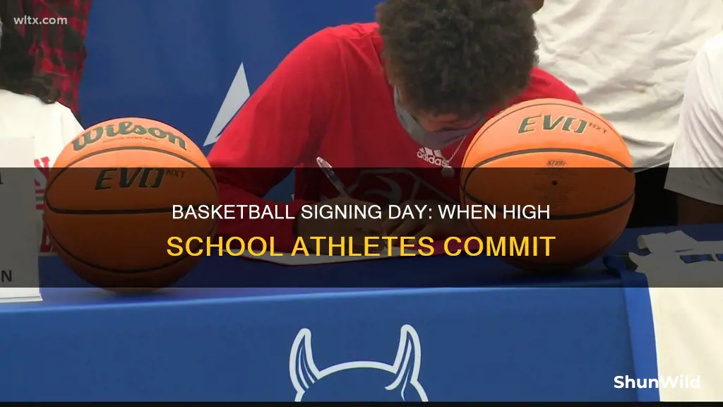 when is high school basketball signing day