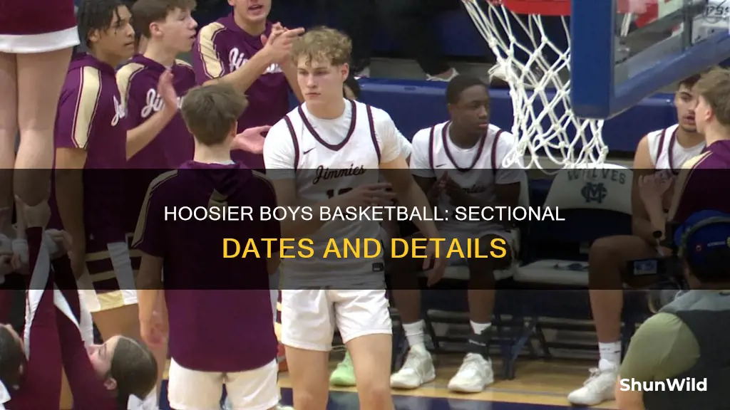 when is indiana high school boys basketball sectional