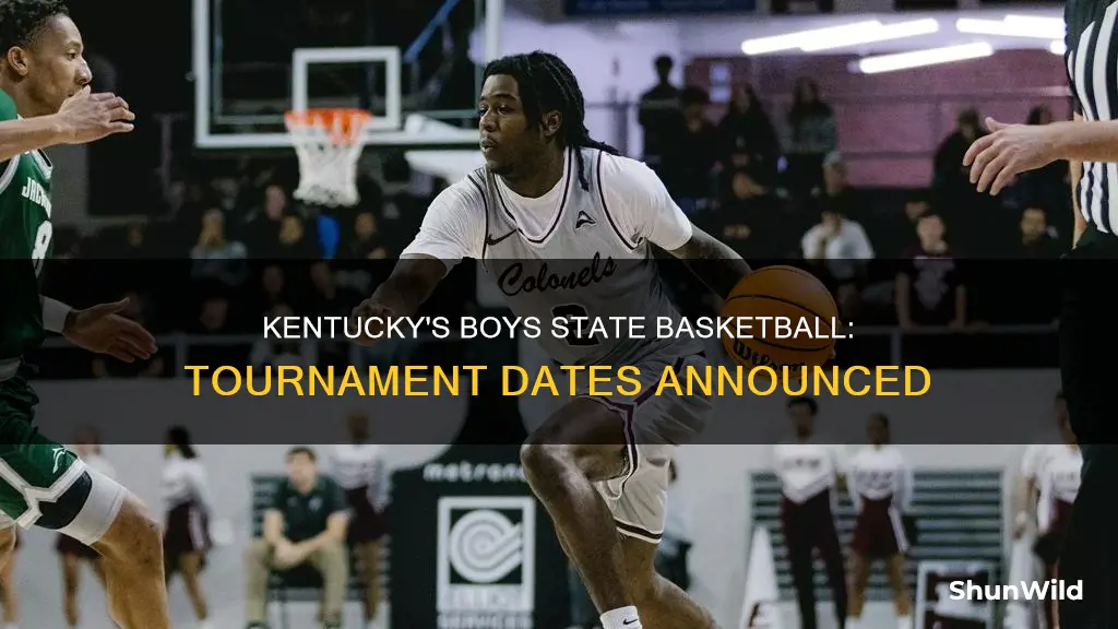 when is kentucky boys state basketball tournament