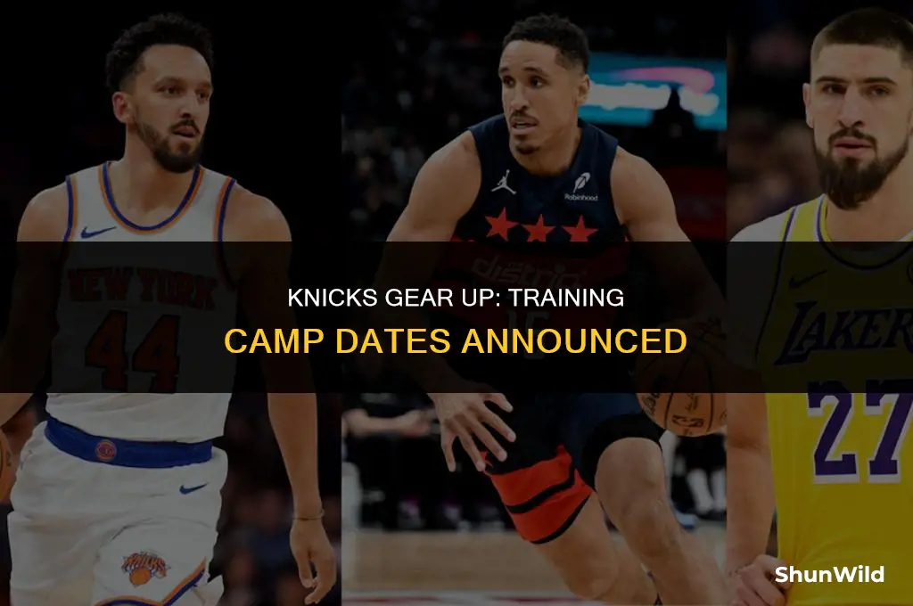 when is knicks training camp