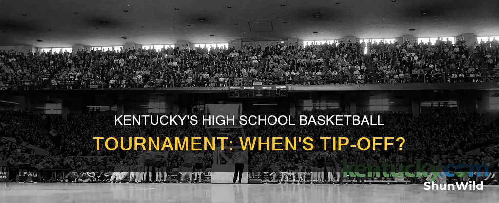 when is ky high school state basketball tournament