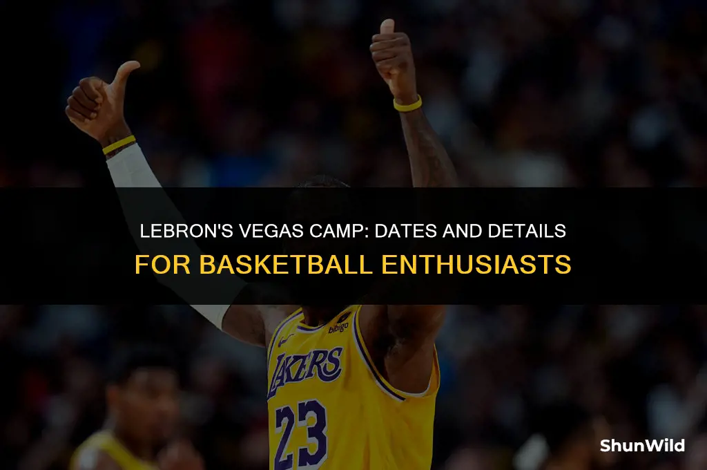 when is lebron camp vegas