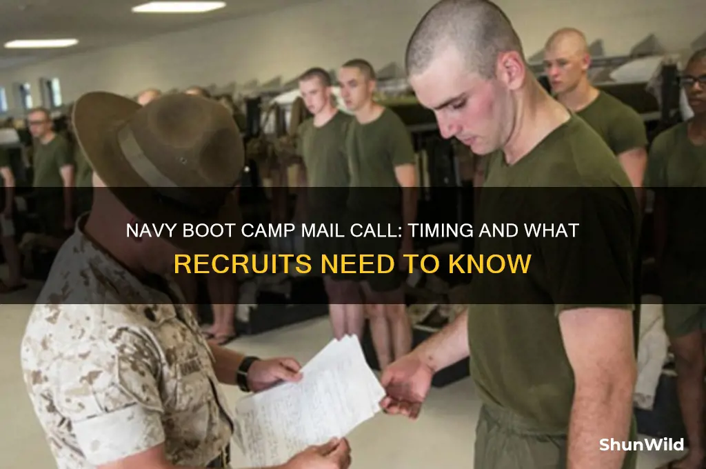when is mail call in navy boot camp
