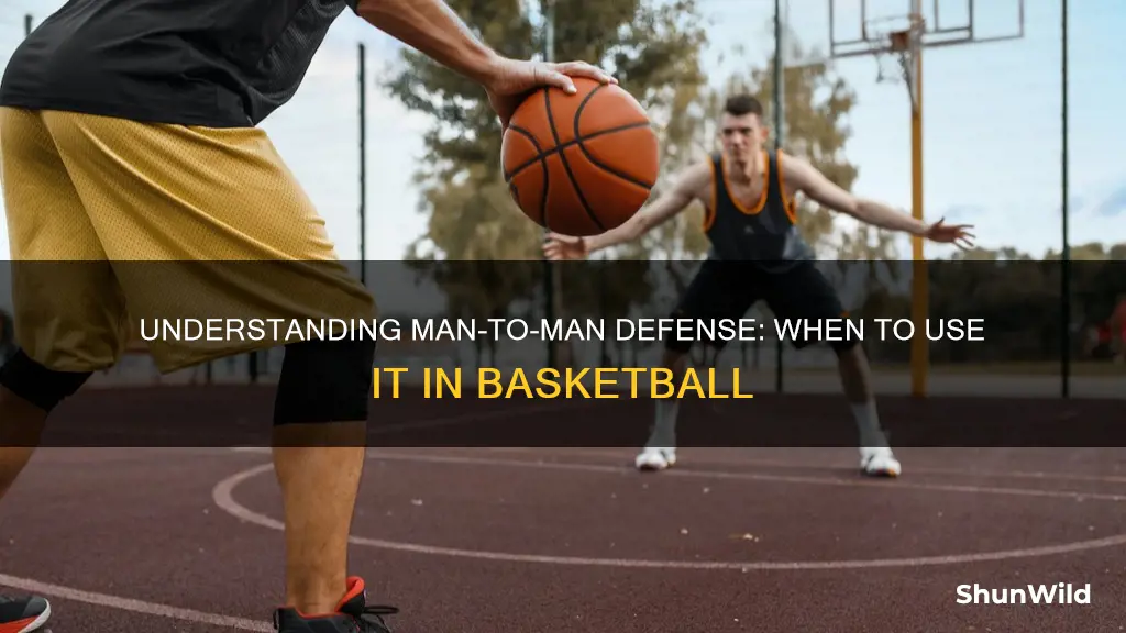 when is man to man marking used in basketball