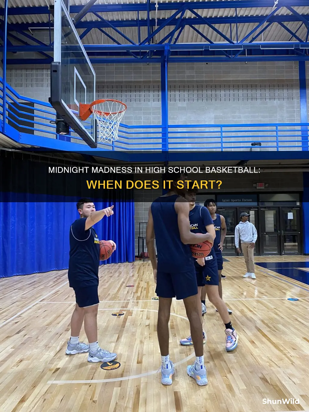 when is midnight madness in high school basketball