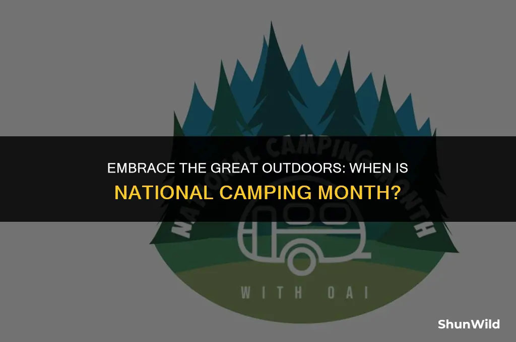 when is national camping month