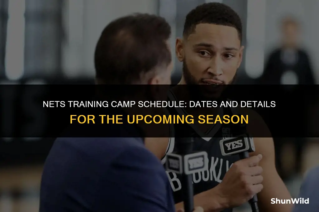 when is nets training camp