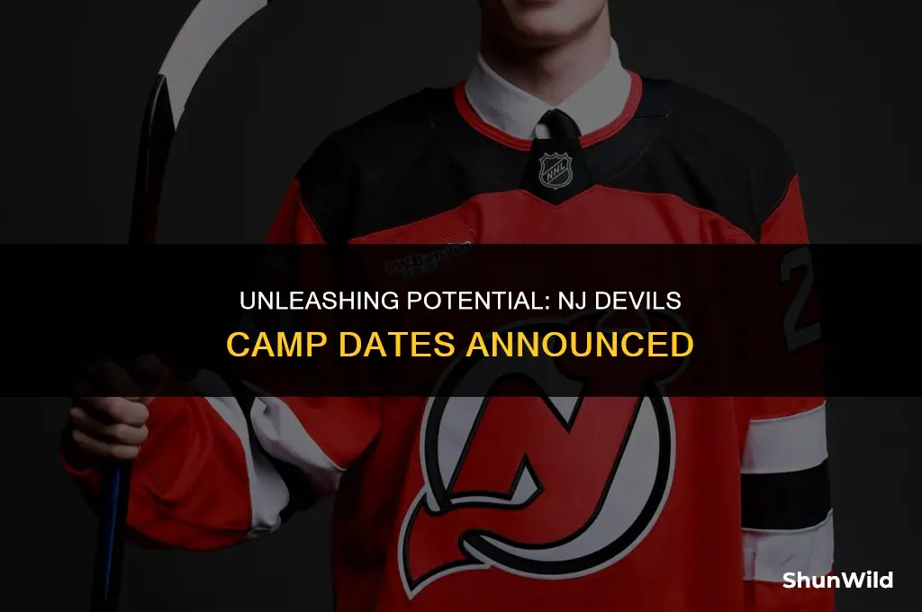 when is nj devils camp