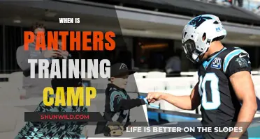 Panthers Gear Up: Training Camp Dates Announced