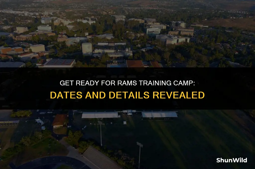 when is rams training camp