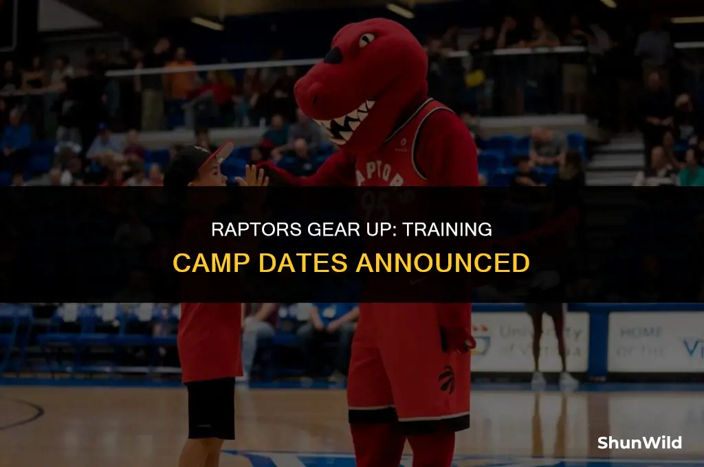 when is raptors training camp