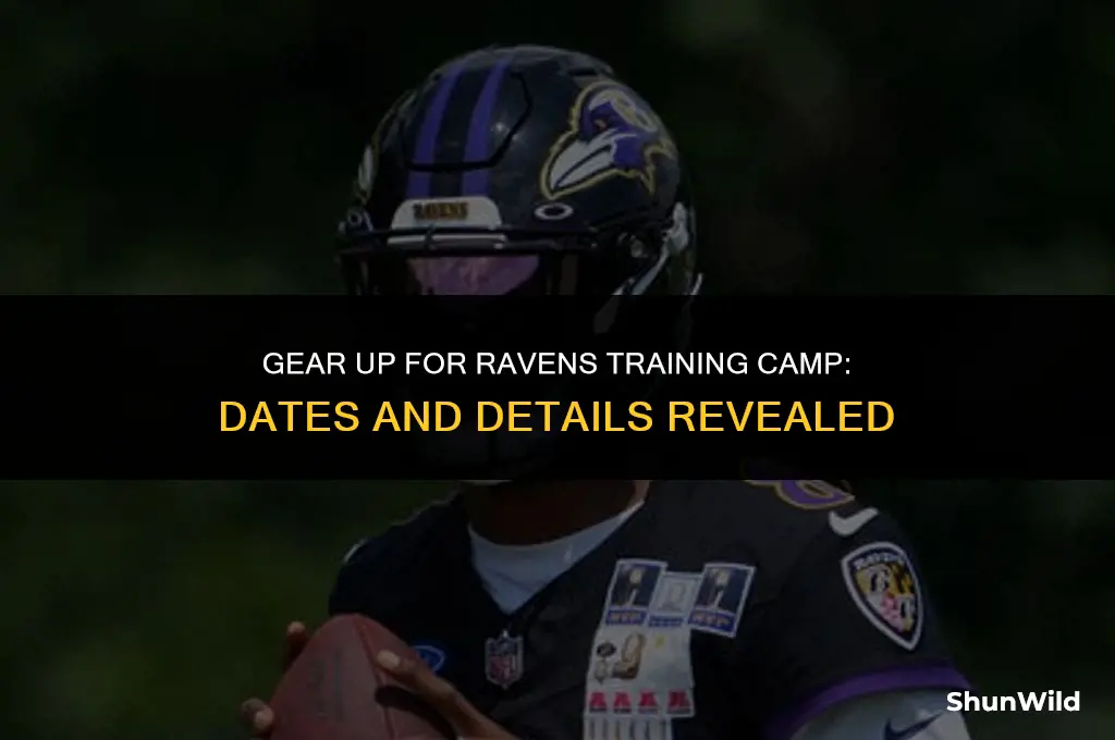 when is ravens training camp