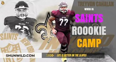 Unveiling the Schedule: Saints Rookie Camp Dates Announced
