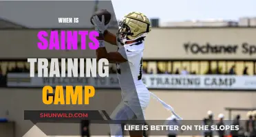 Saints Training Camp Schedule: Dates and Details for the Upcoming Season