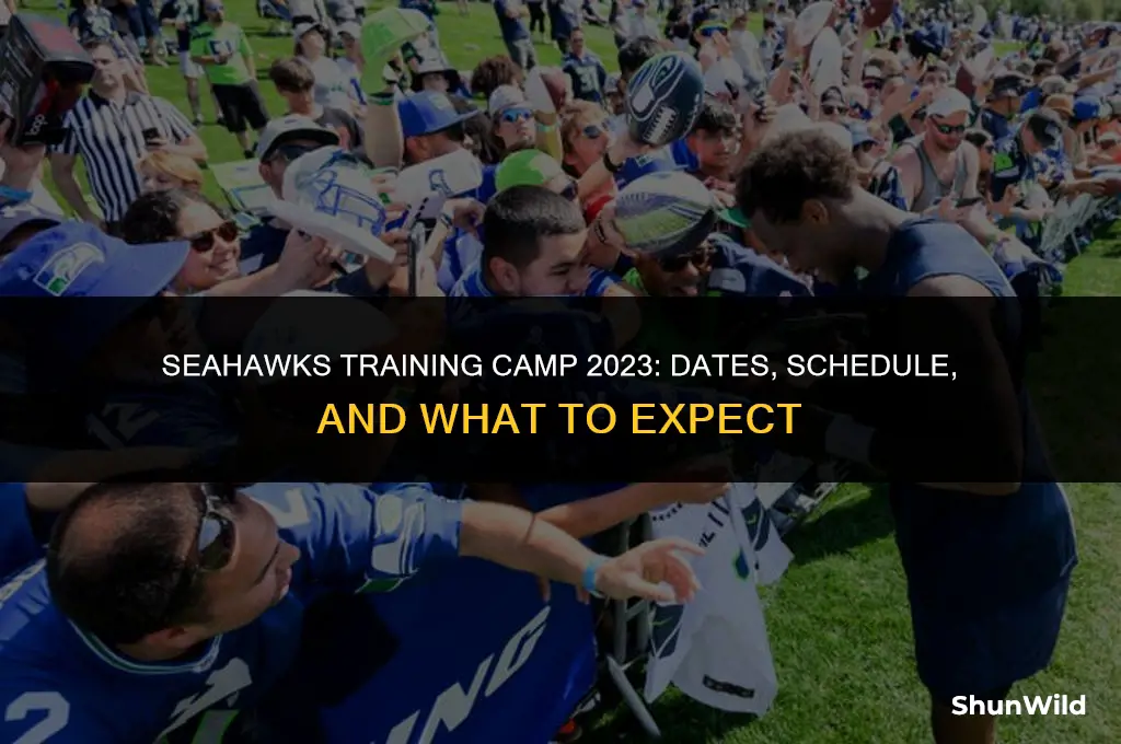 when is seahawks training camp